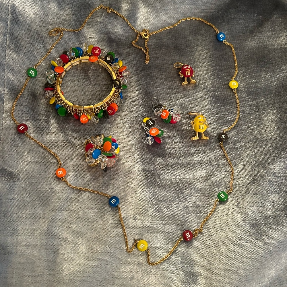 Colorful M&M's Jewelry Set
M and M candy